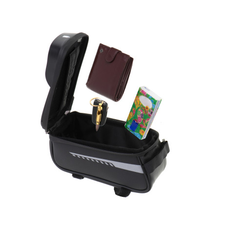 Vodotěsný držák telefonu v brašně na kolo ~ 7