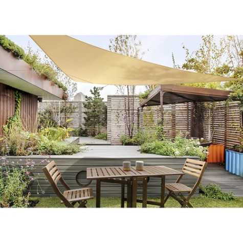 Sluneční plachta 3x3x3m béžová Gardlov 23146 ~ 6