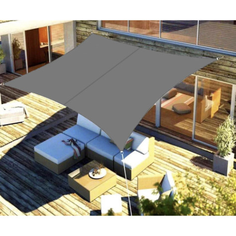 Sluneční plachta 3x2m šedá Gardlov 23162 ~ 3