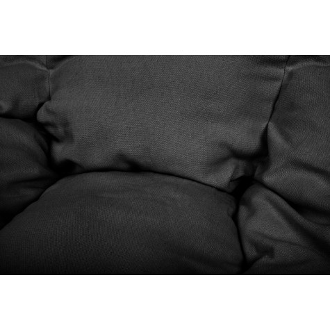 Polštář do houpačky Čapí hnízdo 56x63x36cm - černý ~ 6