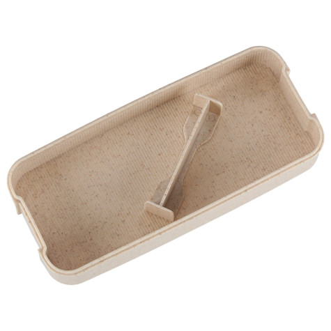 Svačinový box s přihrádkami patrový 750 ml béžový ~ 7