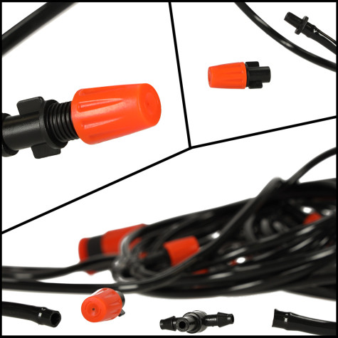 Vodní clona mlha zahradní zavlažovací systém 15 m ~ 2