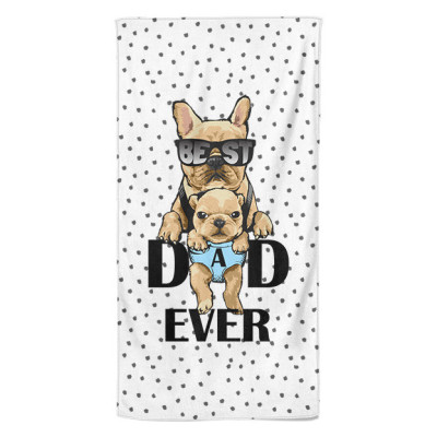 Osuška 140 x 70 cm - Best dad ever