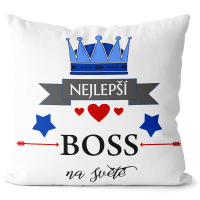 Polštář 40 x 40 cm - Nejlepší boss