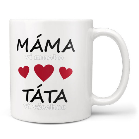 Hrnek 330 ml - Táta ví všechno ~ 1