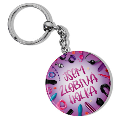 Klíčenka s otvírákem - Zlobivá holka