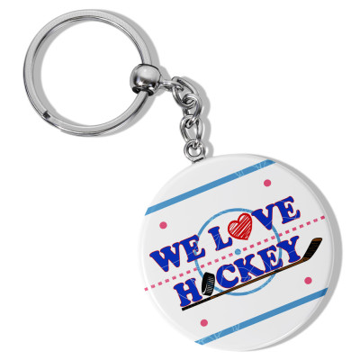 Klíčenka s otvírákem - We Love Hockey