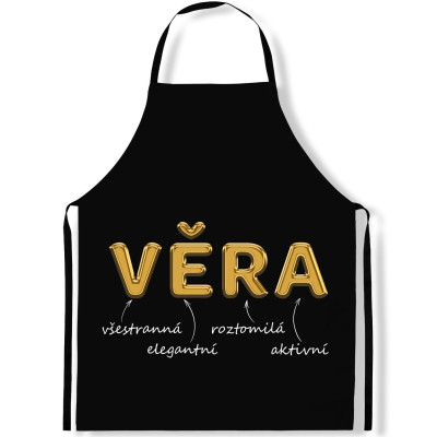 Zástěra kuchařská GOLD - Věra