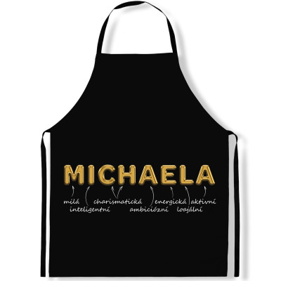 Zástěra kuchařská GOLD - Michaela