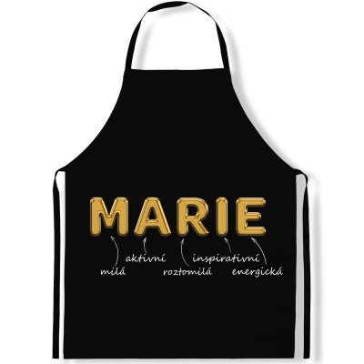 Zástěra kuchařská GOLD - Marie