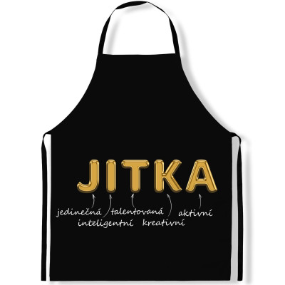 Zástěra kuchařská GOLD - Jitka