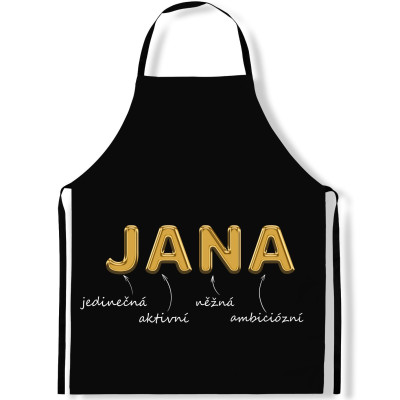 Zástěra kuchařská GOLD - Jana