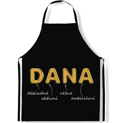 Zástěra kuchařská GOLD - Dana
