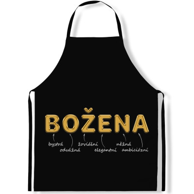 Zástěra kuchařská GOLD - Božena
