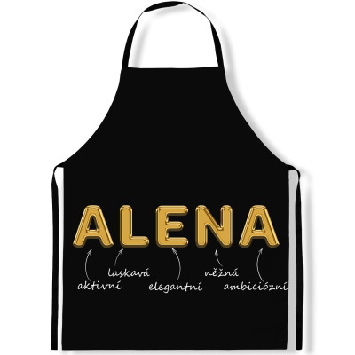 Zástěra kuchařská GOLD - Alena
