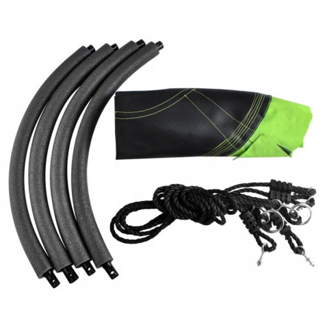 Houpačka čapí hnízdo 100 cm zeleno-černá Malatec 23514 ~ 7