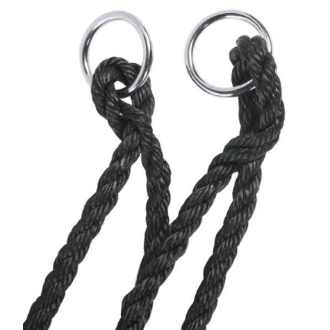 Houpačka čapí hnízdo 100 cm černá síť Malatec 23513 ~ 5