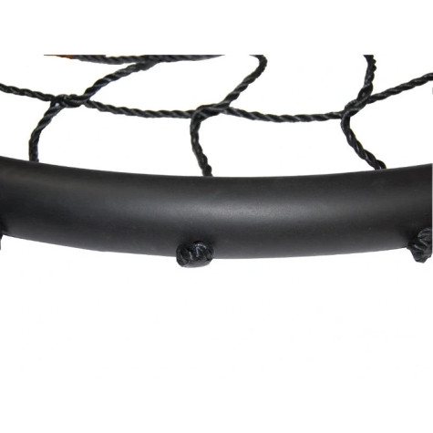 Houpačka čapí hnízdo 100 cm černá síť Malatec 23513 ~ 6