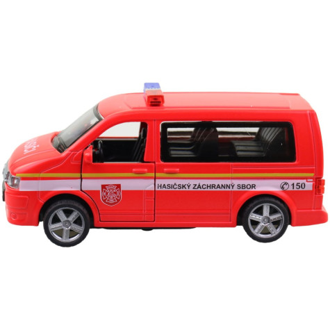 MaDe Auto na natažení Hasičská dodávka 14 cm ~ 5