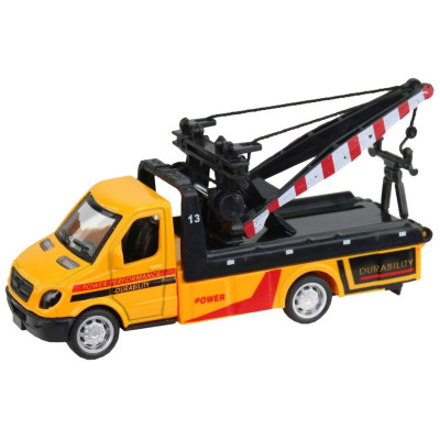 MaDe Auto odtahovka zpětný chod 10,5 cm žlutá