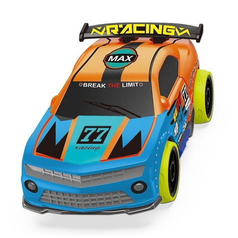 MaDe Auto závodní na dálkové ovládání 13 cm oranžovo-modré ~ 3