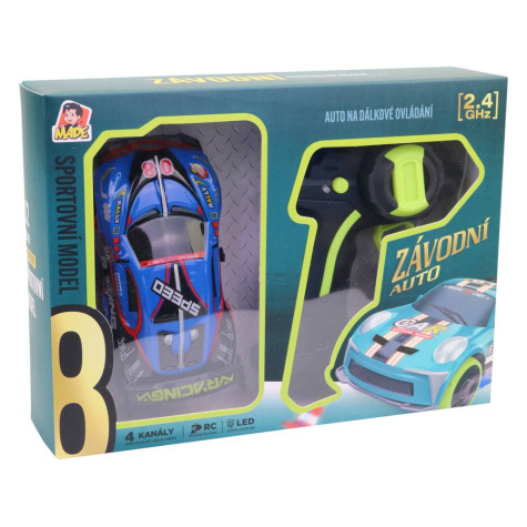 MaDe Auto závodní na dálkové ovládání 13 cm modré ~ 2