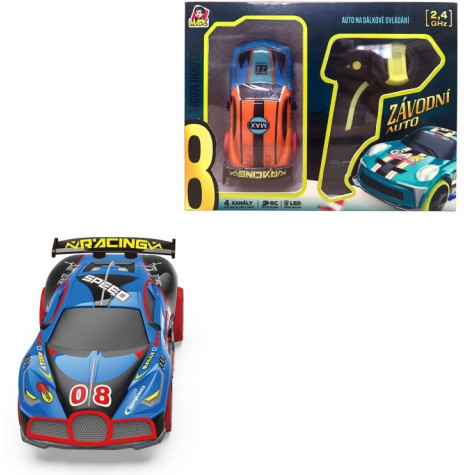 MaDe Auto závodní na dálkové ovládání 13 cm modré ~ 4