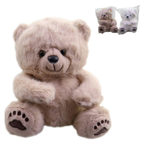 MaDe Medvídek plyšový světlý 28 cm bílý ~ 1