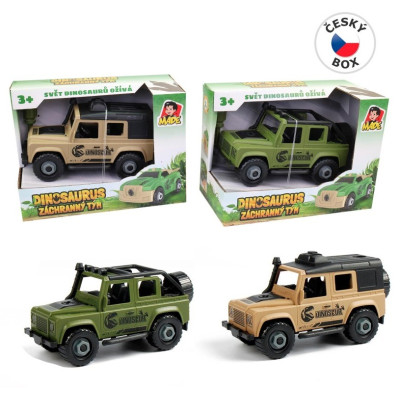 MaDe Šroubovací Auto Jeep 16x7,6x8cm hnědé