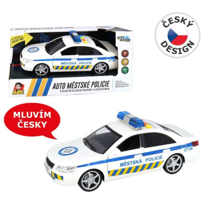 Made Auto Městská policie s českým hlasem 24 cm