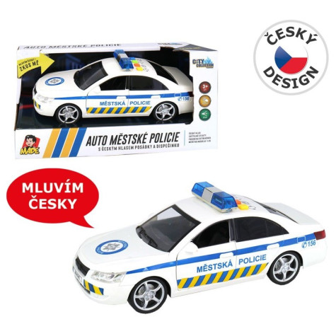 Made Auto Městská policie s českým hlasem 24 cm ~ 1