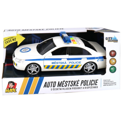 Made Auto Městská policie s českým hlasem 24 cm ~ 4