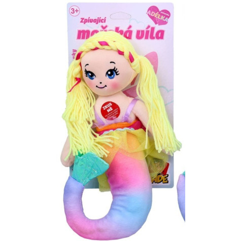 MaDe Zpívající mořská víla 38 cm žlutá ~ 2