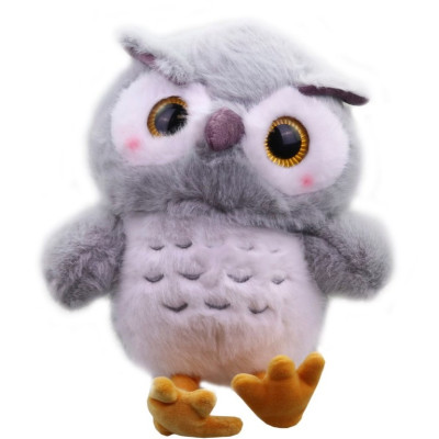Sova plyšová 20 cm