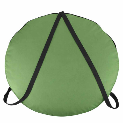 Plážový stan multifunkční zástěna sprcha - zelený LUARO ~ 5