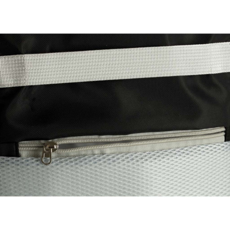 Cestovní batoh vodotěsný 45x16x28cm s USB kabelem - černý ~ 6