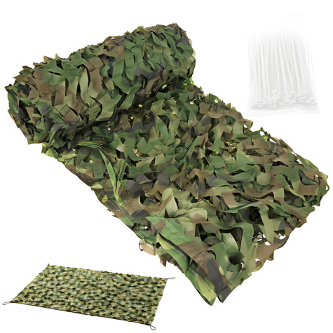 Maskovací síť 2x3m +100 ks pásků Ruhhy 27386 ~ 1