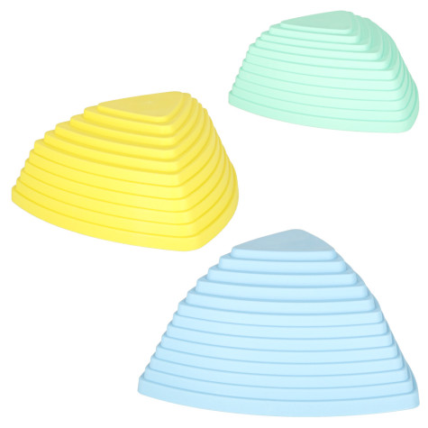 Senzorická cesta tréning rovnováhy říční kameny 11 ks pastelové ~ 6