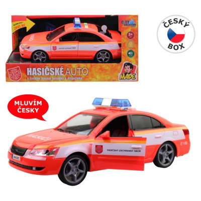 MaDe Hasičské osobní auto s českým hlasem