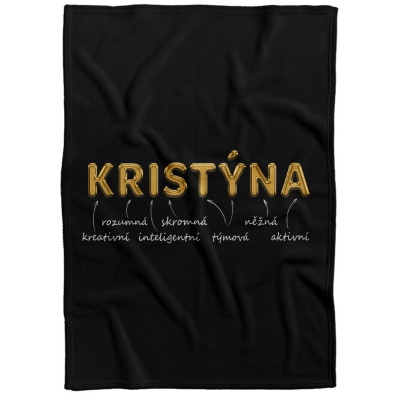 Deka 200 x 140 cm - GOLD - Kristýna