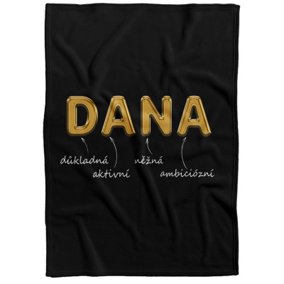 Deka 200 x 140 cm - GOLD - Dana