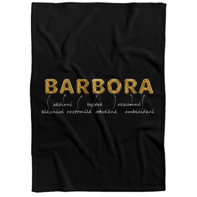 Deka 200 x 140 cm - GOLD - Barbora