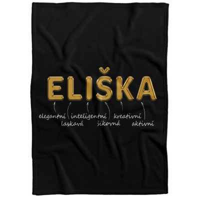 Deka 200 x 140 cm - GOLD - Eliška
