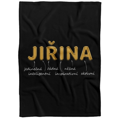 Deka 200 x 140 cm - GOLD - Jiřina