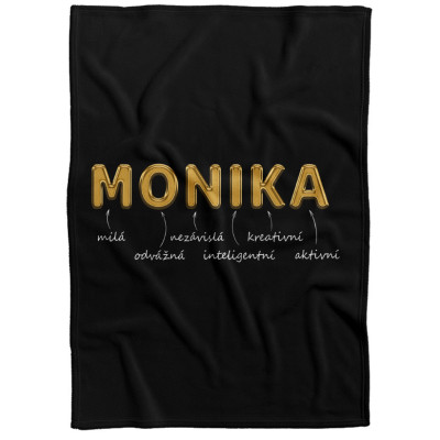 Deka 200 x 140 cm - GOLD - Monika