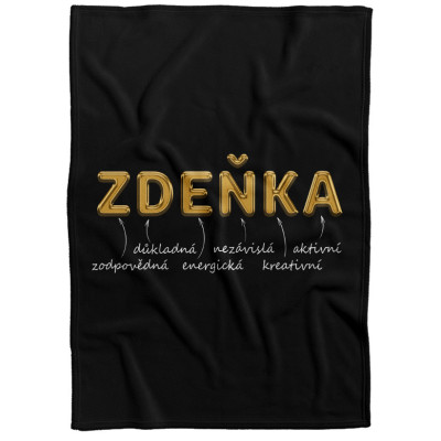 Deka 200 x 140 cm - GOLD - Zdeňka