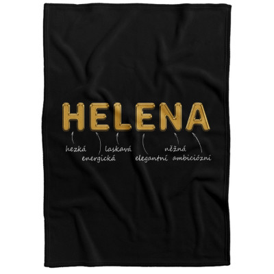 Deka 200 x 140 cm - GOLD - Helena
