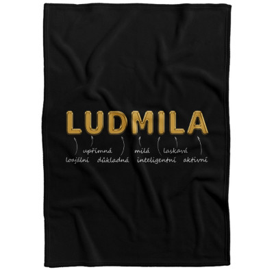 Deka 200 x 140 cm - GOLD - Ludmila