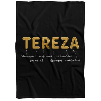 Deka 200 x 140 cm - GOLD - Tereza