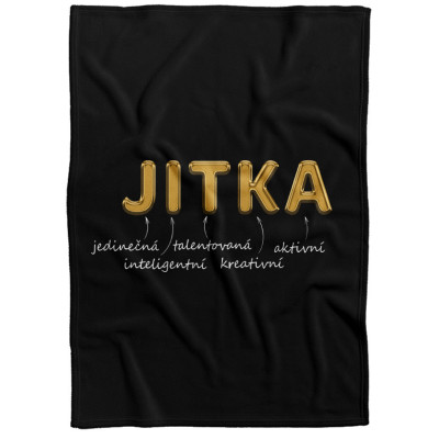 Deka 200 x 140 cm - GOLD - Jitka